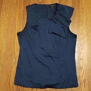 Ann Taylor sleeveless shirt with dressy neckline